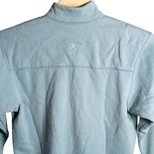 Nike Golf Vintage Sweater Men’s Medium Turquoise 1/4 Zip Pullover Golfer Casual